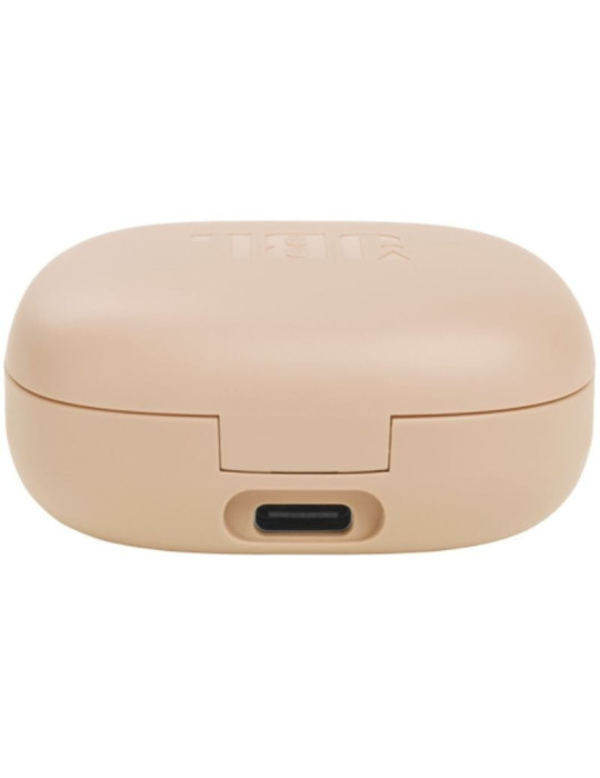 Auriculares Bluetooth JBL Vibe Flex con estuche de carga/ Autonomía 8h/ Beige