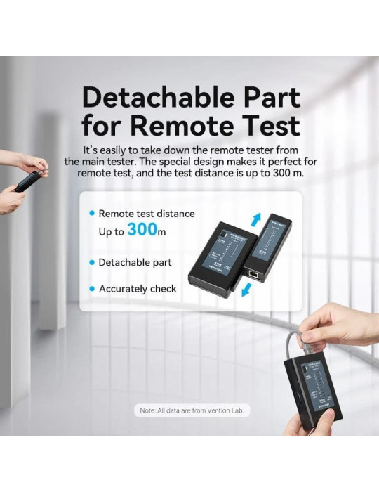 Tester Vention KEFB0 para RJ11-RJ12-RJ45