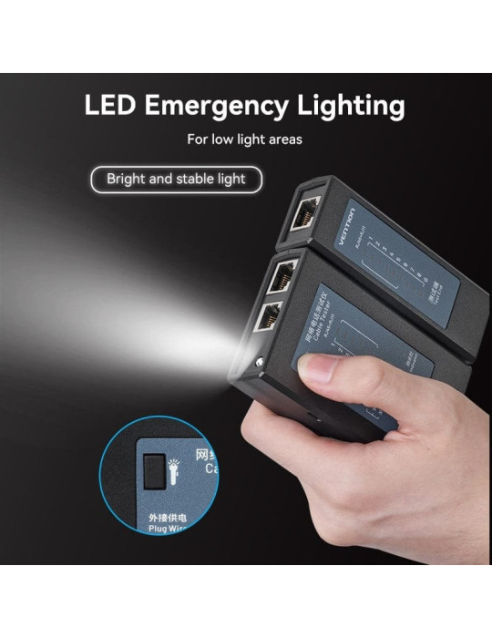 Tester Vention KEFB0 para RJ11-RJ12-RJ45