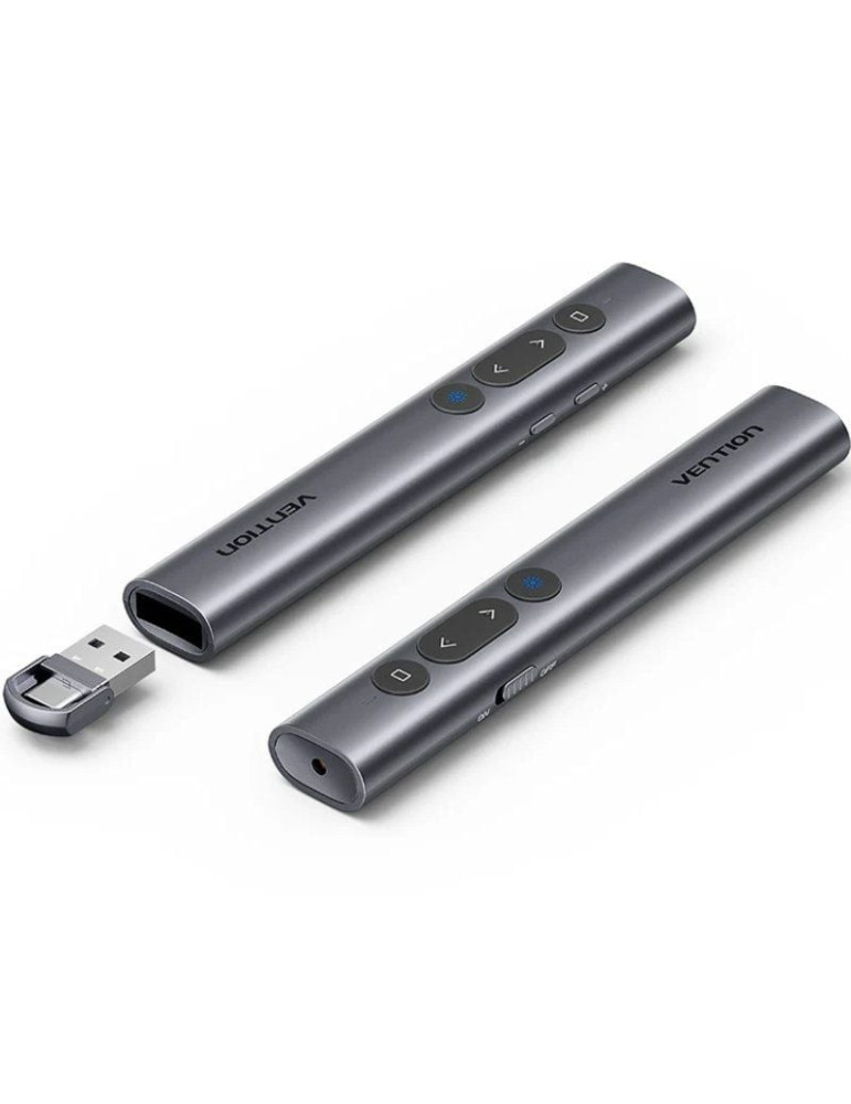 Presentador Inalámbrico Vention KQIH0/ 2.4GHz/ Gris