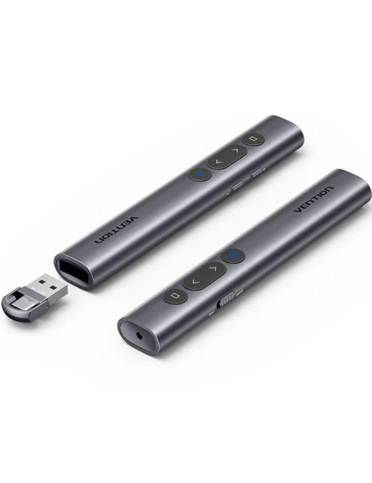 Presentador Inalámbrico Vention KQIH0/ 2.4GHz/ Gris