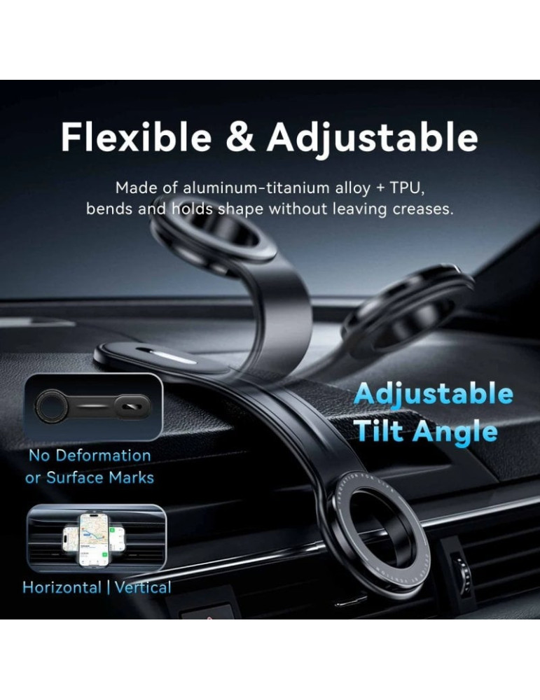 Soporte de Smartphone para Coche Vention KSIB0/ Negro