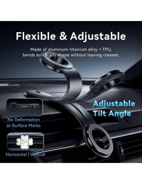 Soporte de Smartphone para Coche Vention KSIB0/ Negro