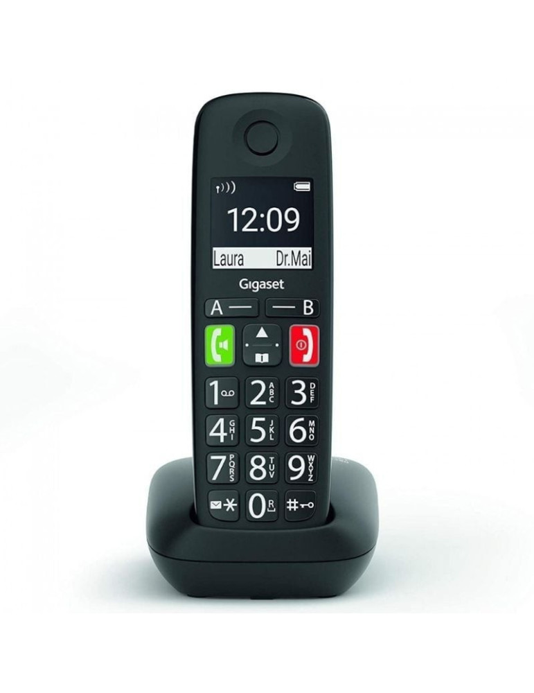 Teléfono Inalámbrico Gigaset E290/ Pack DUO/ Negro