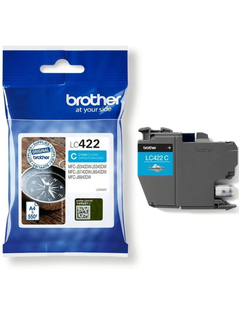 Cartucho de Tinta Original Brother LC-422/ Cian