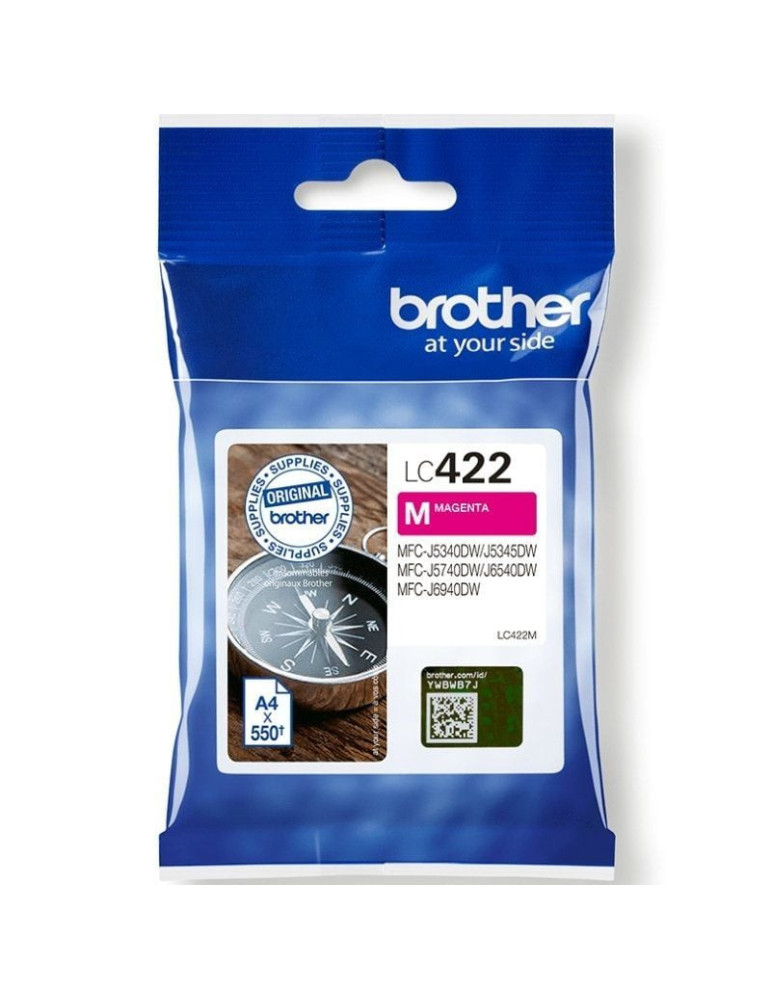 Cartucho de Tinta Original Brother LC-422/ Magenta