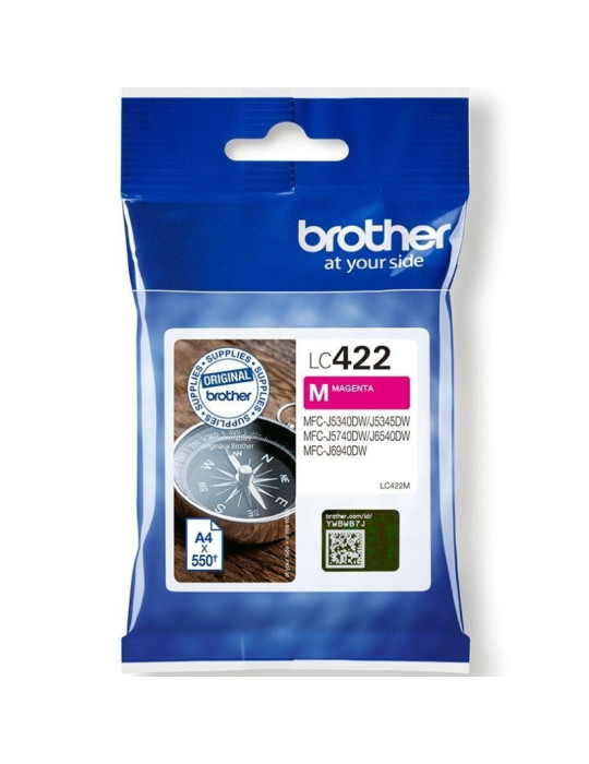 Cartucho de Tinta Original Brother LC-422/ Magenta