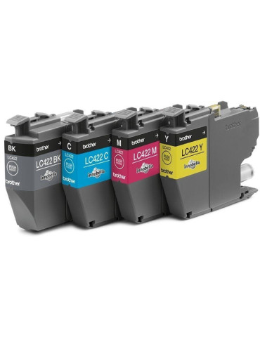 Cartucho de Tinta Original Brother LC422VAL Multipack/ Cian/ Magenta/ Amarillo/ Negro 2