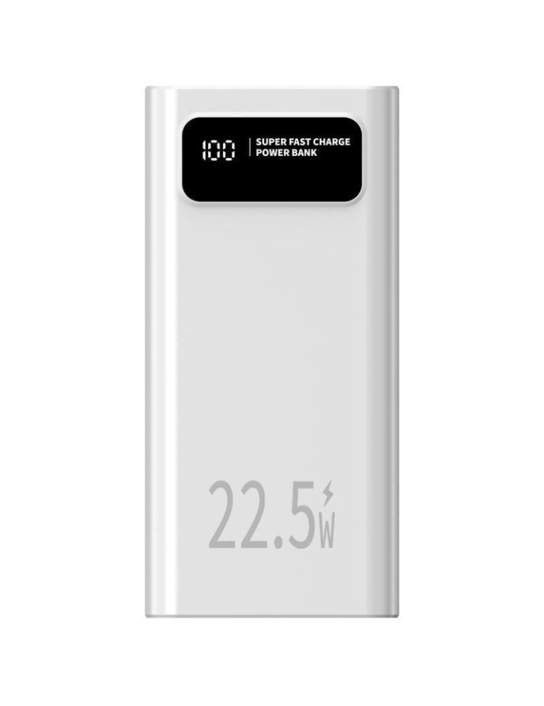 Powerbank 30000mAh Leotec LEPOW30W22W/ 22.5W/ Blanca