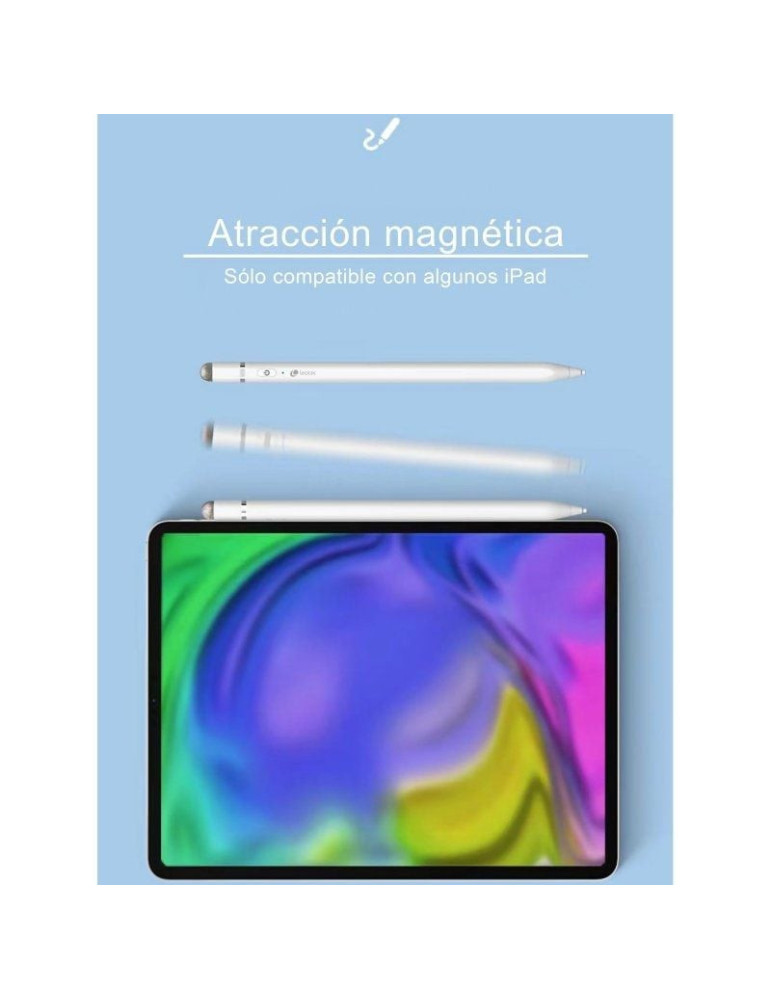 Lápiz Electrónico Leotec LESTP04W Stylus ePen Plus para Android, Apple y Windows/ Blanco