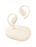 Auriculares Deportivos Bluetooth Leotec Open Air Zenith Sport con estuche de carga/ Autonomía 6.5h/ Beige