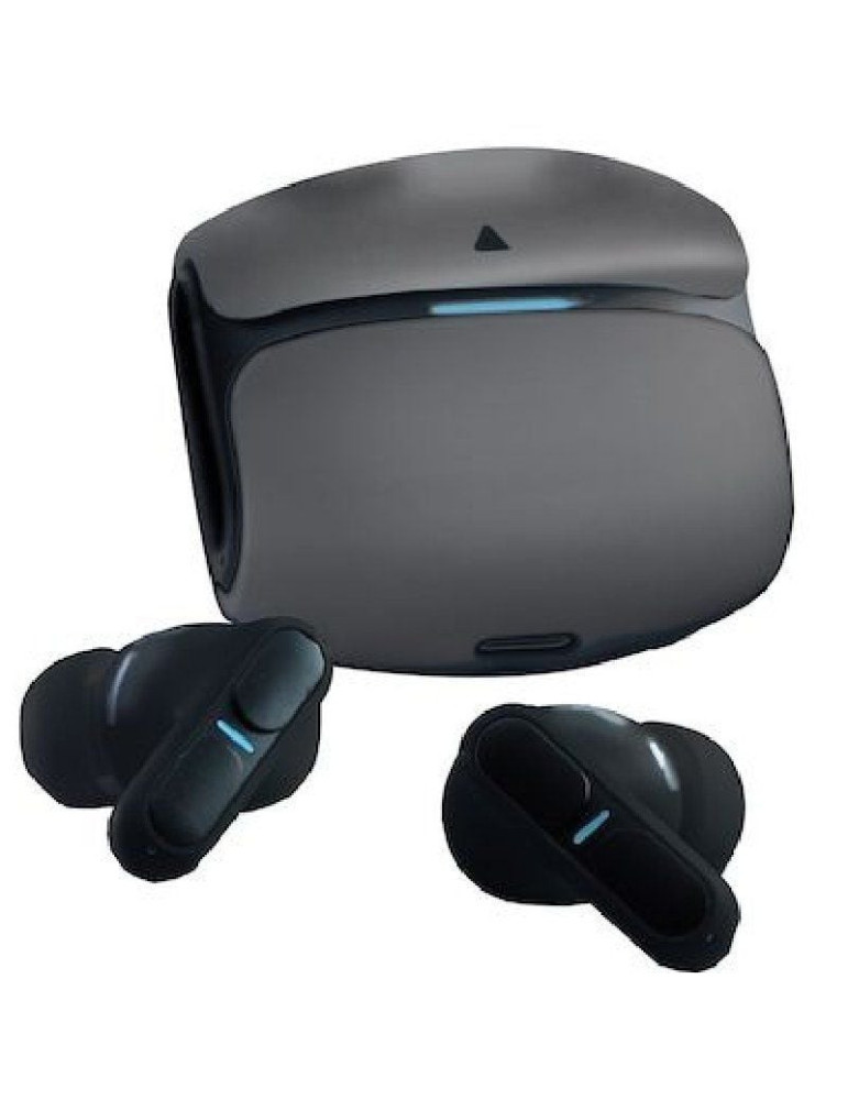 Auriculares Bluetooth Leotec TWS Gaming Nebula Fit con estuche de carga/ Autonomía 7.5h/ Negros