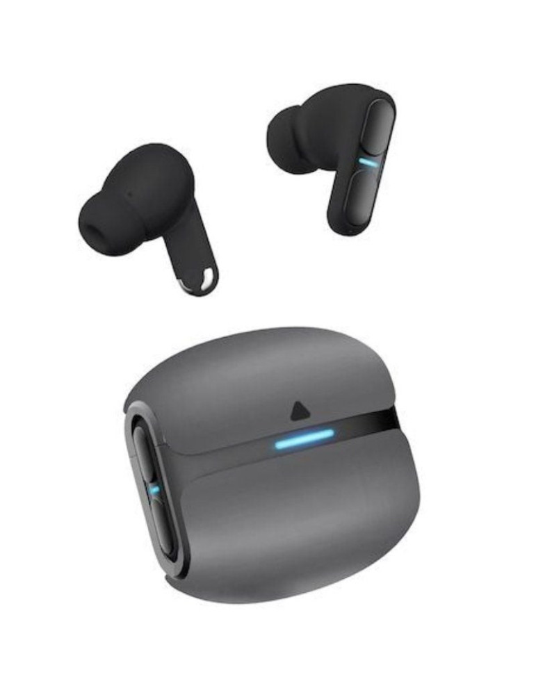Auriculares Bluetooth Leotec TWS Gaming Nebula Fit con estuche de carga/ Autonomía 7.5h/ Negros