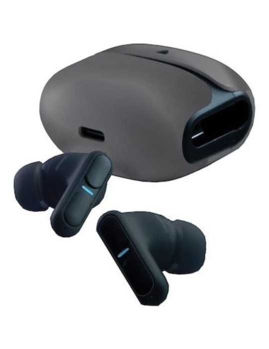 Auriculares Bluetooth Leotec TWS Gaming Nebula Fit con estuche de carga/ Autonomía 7.5h/ Negros