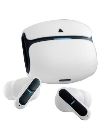 Auriculares Bluetooth Leotec TWS Gaming Nebula Fit con estuche de carga/ Autonomía 7.5h/ Blancos 2
