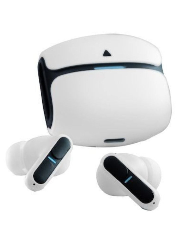 Auriculares Bluetooth Leotec TWS Gaming Nebula Fit con estuche de carga/ Autonomía 7.5h/ Blancos