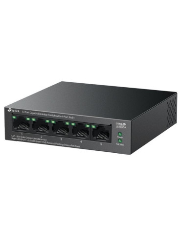Switch TP-Link LS105GP 5 Puertos/ RJ-45 10/100/1000 PoE+ 2