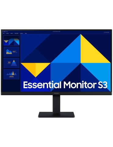 Monitor Profesional Samsung Essential Monitor S3 S24D300GAU/ 24"/ Full HD/ Negro