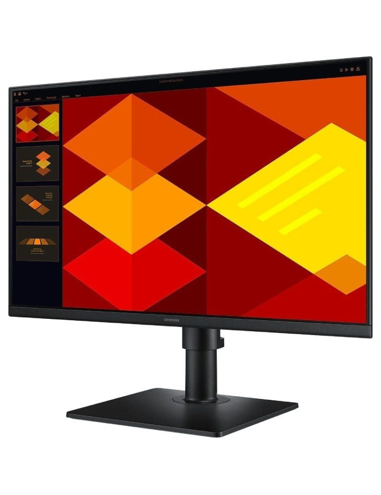 Monitor Profesional Samsung Essential Monitor S4 S40GD S24D402GAU/ 24"/ Full HD/ Regulable en altura/ Negro