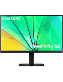 Monitor Profesional Samsung ViewFinity S6 S24D600EAU 24"/ QHD/ Regulable en altura/ Negro