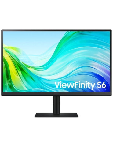 Monitor Profesional Samsung ViewFinity S6 S61F S27F610EAU 27"/ QHD/ Regulable en altura/ Negro