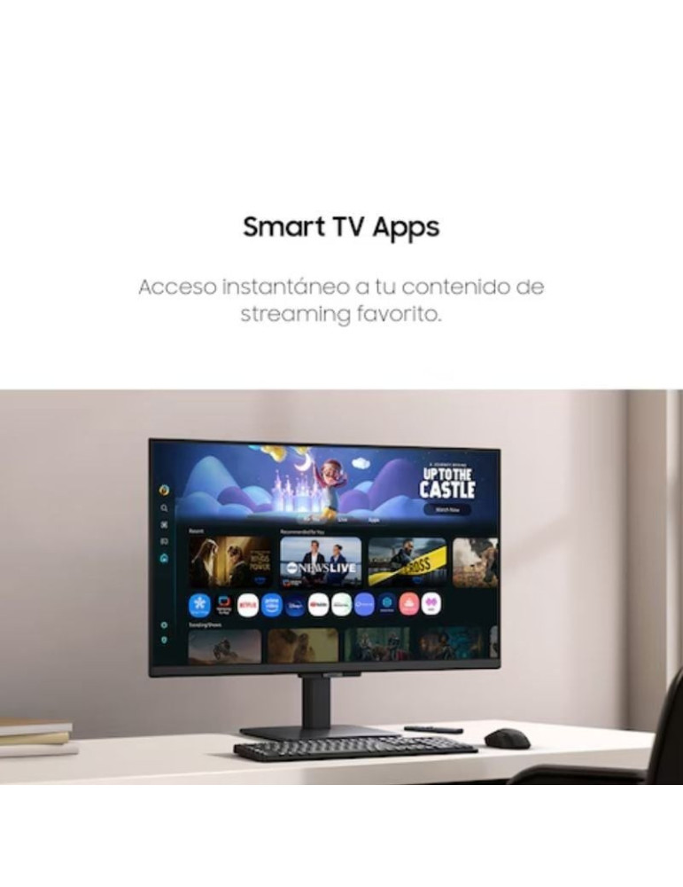 Smart Monitor Samsung M5 S27FM500EU 27"/ Full HD/ Multimedia/ Smart TV/ Negro