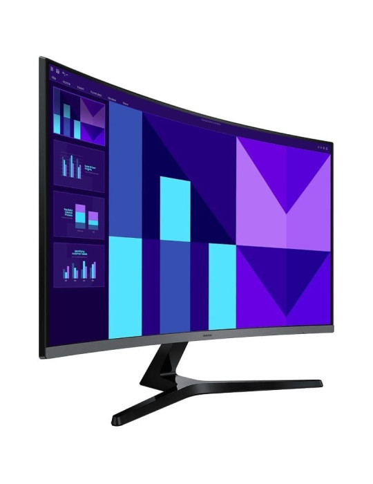 Monitor Profesional Curvo Samsung Essential S39GD S32D390GAU 32"/ Full HD/ Negro