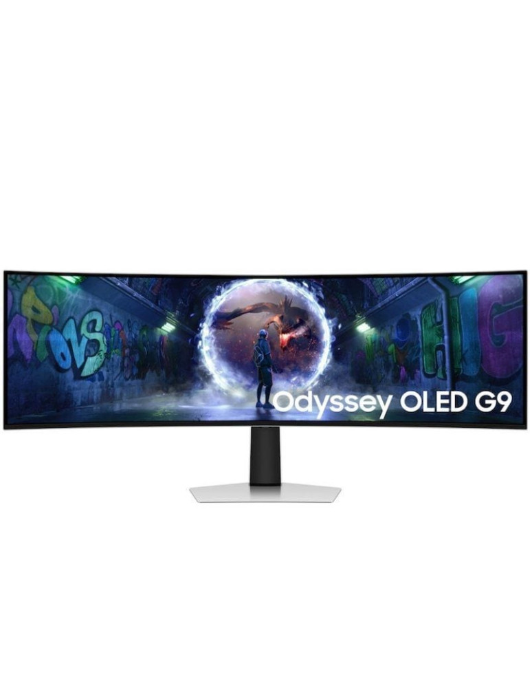 Smart Monitor Ultrapanorámico Curvo Gaming Samsung Odyssey OLED G9 S49DG934SU 49"/ Dual QHD/ Multimedia/ 0.03ms/ 240Hz/ OLED/ Re