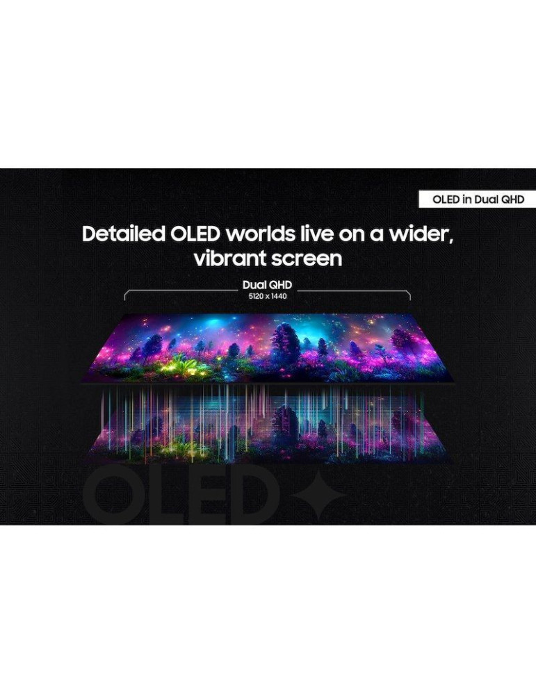 Smart Monitor Ultrapanorámico Curvo Gaming Samsung Odyssey OLED G9 S49DG934SU 49"/ Dual QHD/ Multimedia/ 0.03ms/ 240Hz/ OLED/ Re