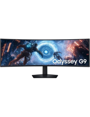 Monitor Gaming Ultrapanorámico Curvo Samsung Odyssey G9 G91F S49FG916EU 49"/ Dual QHD/ 1ms/ 144Hz/ VA/ Regulable en altura/ Negr