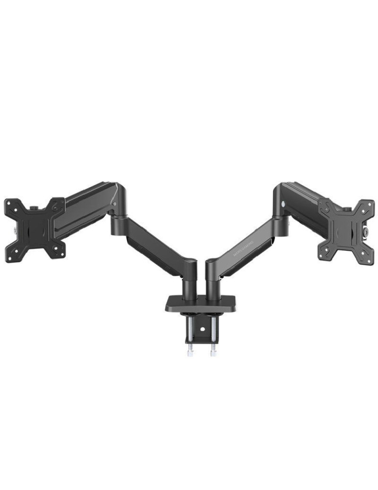 Soporte de Mesa para 2 Monitores Mars Gaming MARM-PRO2/ Giratorio/ Inclinable/ Rotatorio/ hasta 10kg