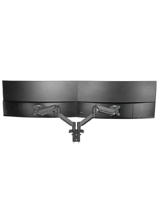 Soporte de Mesa para 2 Monitores Mars Gaming MARM-PRO2/ Giratorio/ Inclinable/ Rotatorio/ hasta 10kg