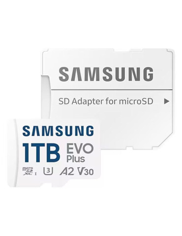 Tarjeta de Memoria Samsung EVO Plus 2024 1TB microSD XC con Adaptador/ Clase 10/ 160MBs 2