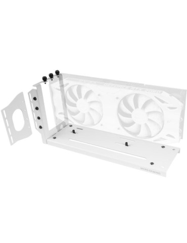 Soporte para Tarjeta Gráfica Mars Gaming MCA-GCV/ Compatibilidad Universal/ Blanco