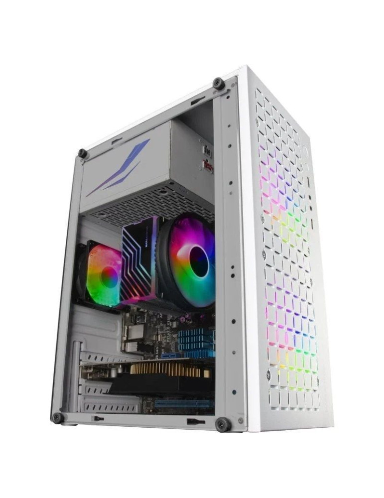 Caja Gaming Minitorre Mars Gaming MC-CORE/ Blanca