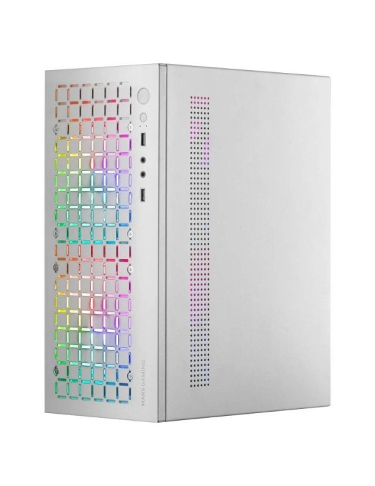 Caja Gaming Minitorre Mars Gaming MC-CORE/ Blanca