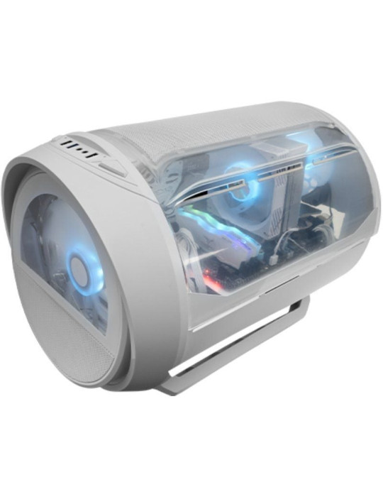 Caja Gaming Minitorre Mars Gaming MC-CYLON/ Blanca