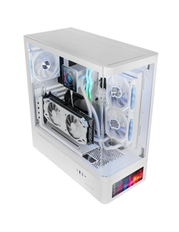 Caja Gaming Semitorre Mars Gaming MC-LCDPRO/ Blanca 2