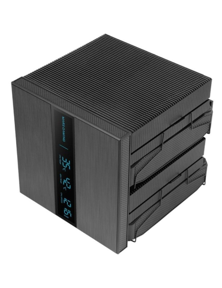 Ventilador con Disipador Mars Gaming MCPU-LCDPRO/ 12cm