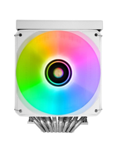Ventilador con Disipador Mars Gaming MCPU-LCDPRO/ 12cm/ Blanco 2