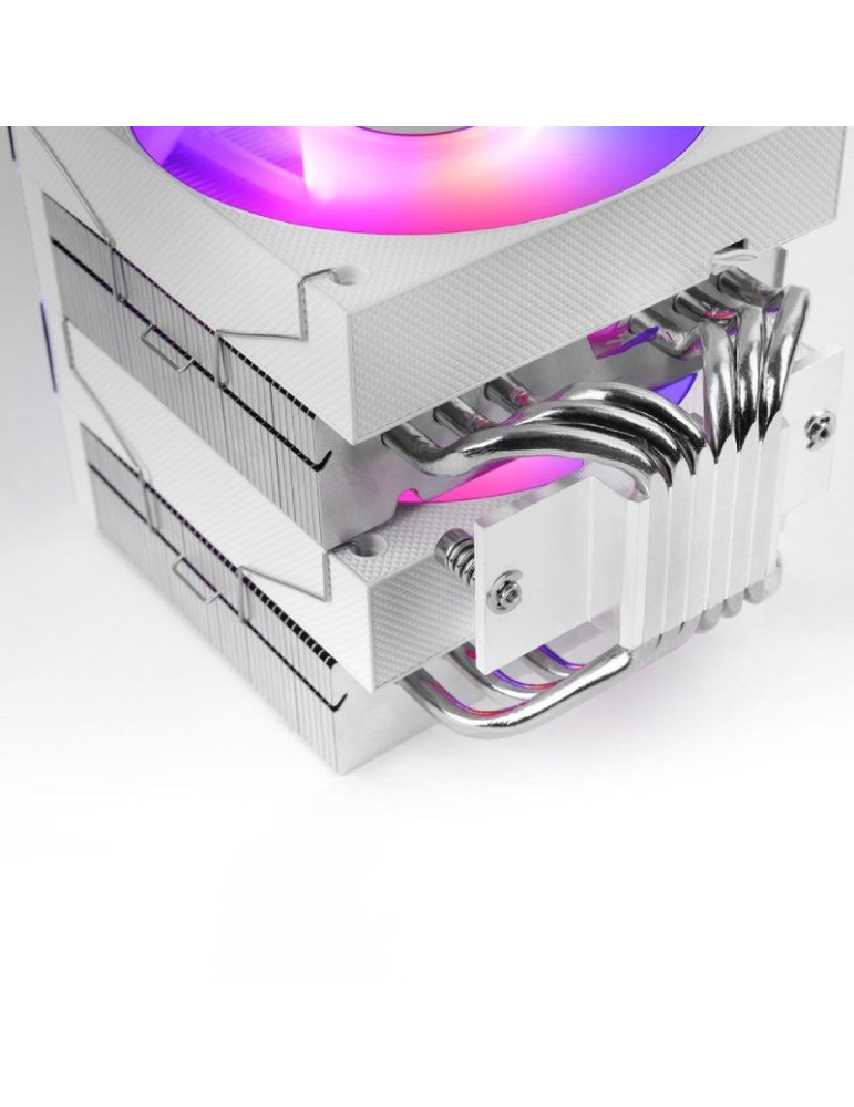 Ventilador con Disipador Mars Gaming MCPU-X26/ 12cm/ Blanco