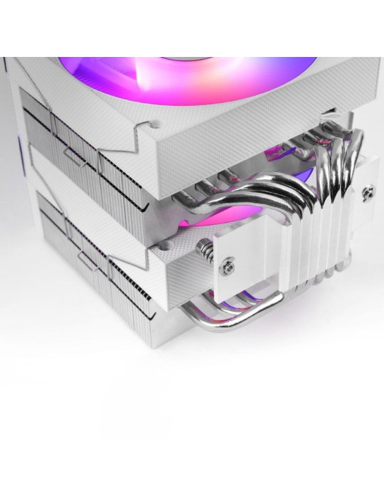 Ventilador con Disipador Mars Gaming MCPU-X26/ 12cm/ Blanco