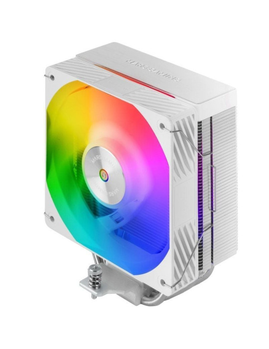 Ventilador con Disipador Mars Gaming MCPU-X4ARGB/ 12cm/ Blanco
