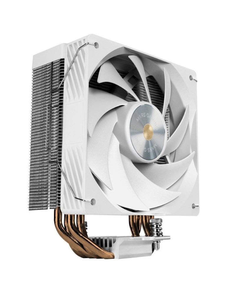 Ventilador con Disipador Mars Gaming MCPU-X4/ 12cm/ Blanco