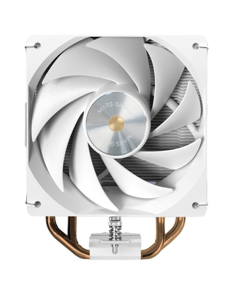 Ventilador con Disipador Mars Gaming MCPU-X4/ 12cm/ Blanco