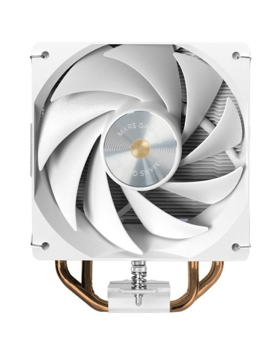 Ventilador con Disipador Mars Gaming MCPU-X4/ 12cm/ Blanco
