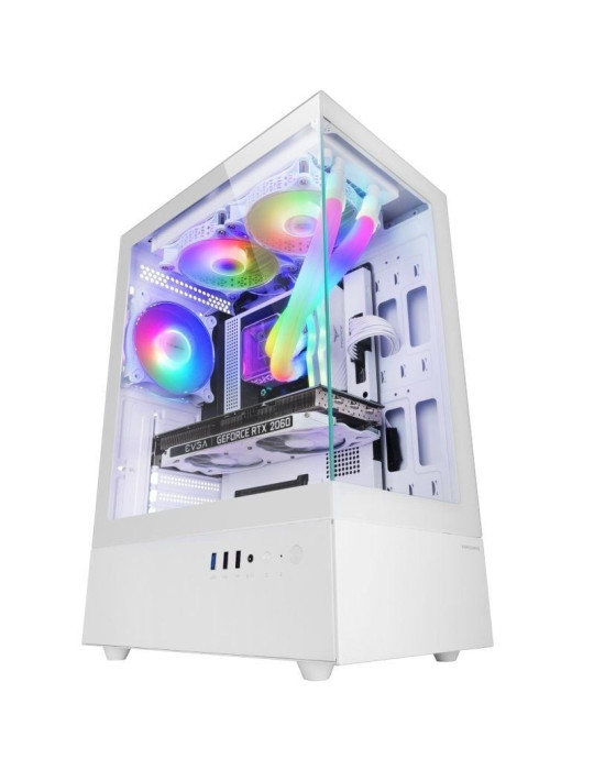 Caja Gaming Semitorre Mars Gaming MC-XO/ Blanca