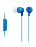 Auriculares Intrauditivos Sony MDR-EX15APLI/ con Micrófono/ Jack 3.5/ Azules