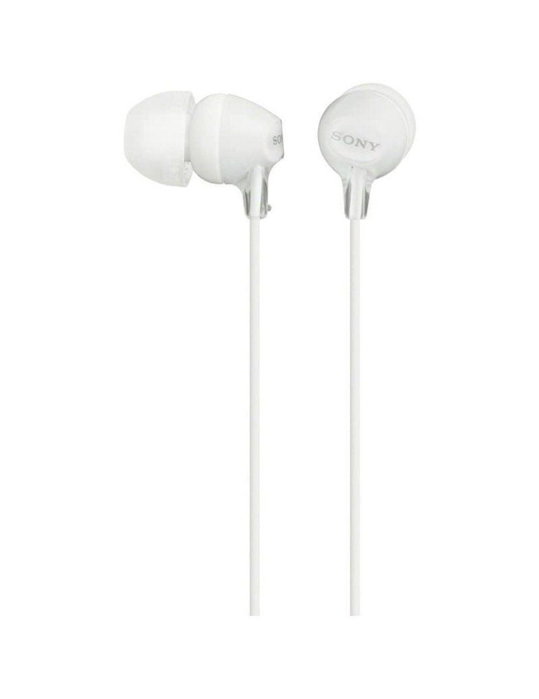 Auriculares Intrauditivos Sony MDR-EX15AP/ con Micrófono/ Jack 3.5/ Blancos