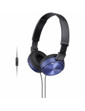 Auriculares Sony MDRZX310APL/ con Micrófono/ Jack 3.5/ Azules